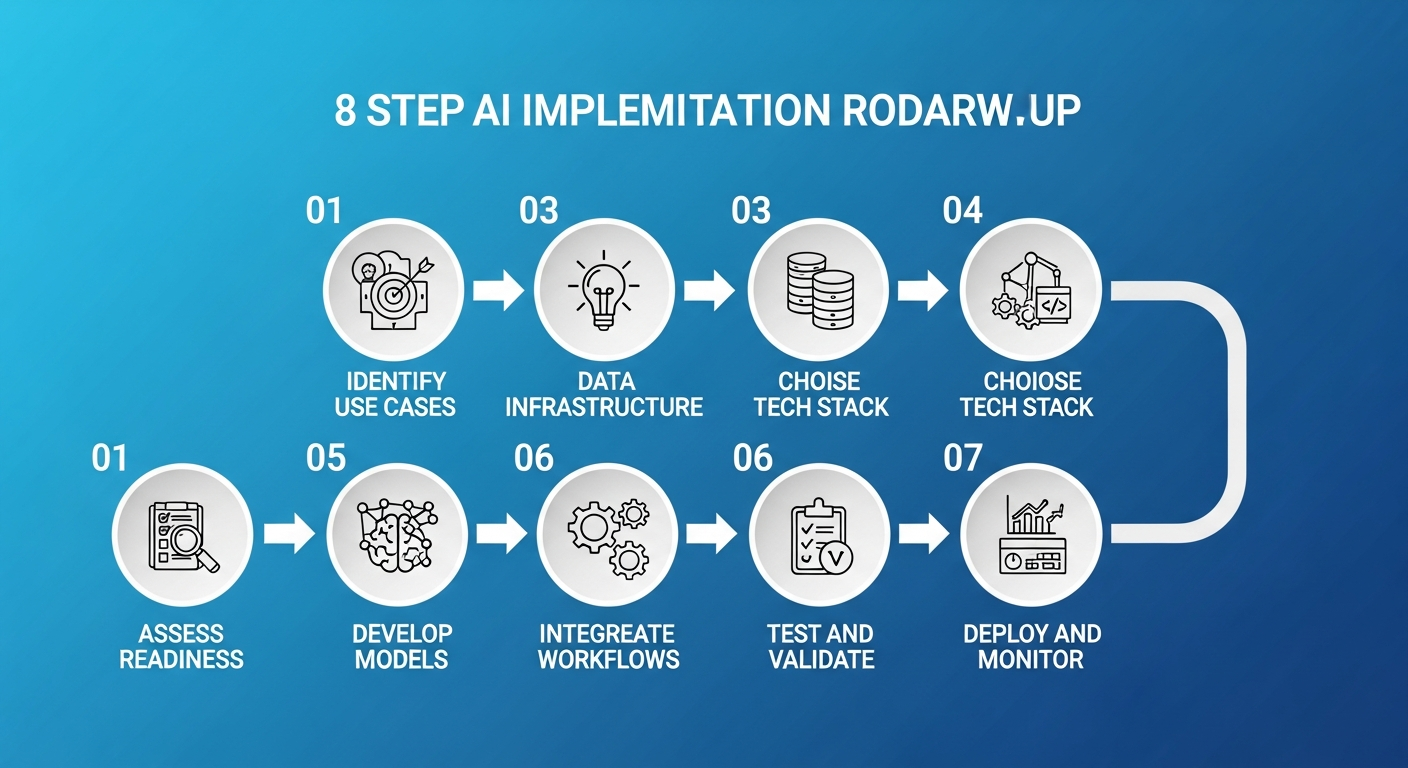 8-Step AI Implementation Roadmap for Software Development