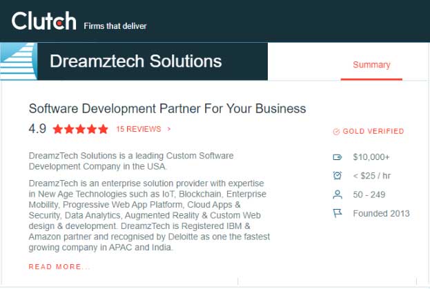 web development company - Dreamztech Solutions. 